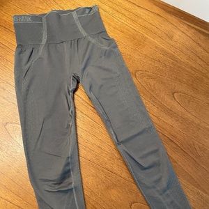 Gymshark Apex Seamless Leggings -  Grey/Green